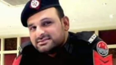 Qazian; Police officer and Kabbadi player Ishfaq Hussain of village Pangaran killed in a fatal accident in Shah Bagh Qazian; Police officer and Kabbadi player Ishfaq Hussain of village Pangaran killed in a fatal accident in Shah Bagh