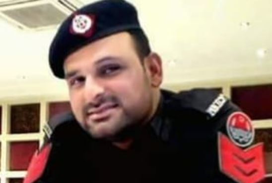 Qazian; Police officer and Kabbadi player Ishfaq Hussain of village Pangaran killed in a fatal accident in Shah Bagh Qazian; Police officer and Kabbadi player Ishfaq Hussain of village Pangaran killed in a fatal accident in Shah Bagh
