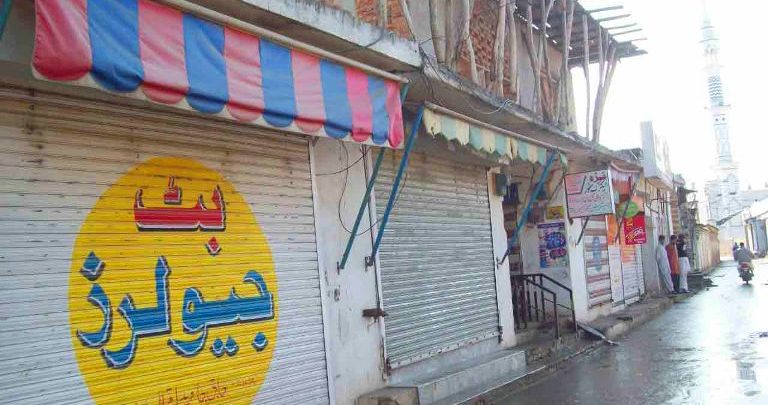 Bewal; Shops on Jabber road burgled during the night