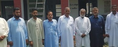 Chakswari, AJK; Farewell party held for Mohammad Irfan Rafiq at gov middle school Adh Palahi