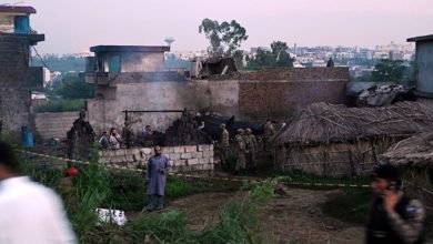 Rawalpindi; Pak Army light aircraft falls in village Morra Kalu, 18 people killed