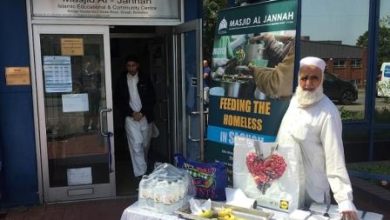 London; Masjid Al Jannah provides free food for homeless in Slough
