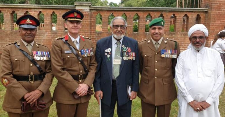 London; Sain Naeem Ahmed attends Commemoration held for Muslim soldiers at Muslim Military memorial peace garden in Woking London; Sain Naeem Ahmed attends Commemoration held for Muslim soldiers at Muslim Military memorial peace garden in Woking