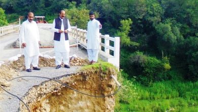 Kahuta; MPA Raja Sagheer Ahmed visits and inspects Moawara bridge construction Kahuta; MPA Raja Sagheer Ahmed visits and inspects Moawara bridge construction