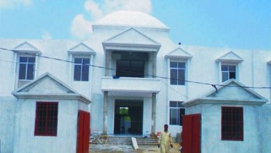 Kahuta; New state of art school building in it last phase of construction in Dera Mushtaq Shah bazaar
