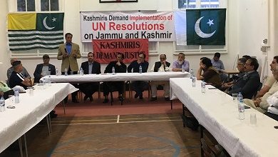 London; Pakistani and Kashmiri community hold meeting in Slough to discuss planned protest London; Pakistani and Kashmiri community hold meeting in Slough to discuss planned protest