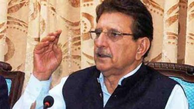 Chakswari, AK; Sardar Massoud Khan pays tribute to Prime Minister Azad Kashmir Raja Farooq Haider Khan for taking timely and effective measures to prevent coronavirus outbreak