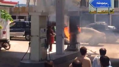Kallar Syedan; Fire at Sir sooba shah PSO petrol station due to short circuit (See video report)