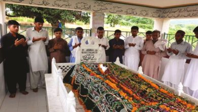 Kallar Syedan; Defence day observed at shrine of M Shareef Shaheed of Choa Khalsa,1st person to die in Pak India war in 1965