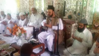 Sakot; Dua observed for the late mother of Raja Hassan Akhtar of Rochdale in Bagla Rajgaan