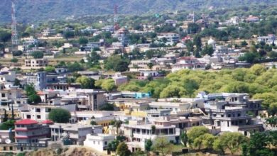 Dadyal, AJK; Raja Zahoor arrives in his village Ratta from UK