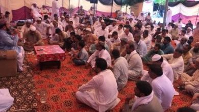 Kanoha; Dua observed for the late mother of Nazar Hussain Warsi in village Sahot Baghyal (See video report)