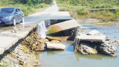 Kahuta; Only public road to village Sahi and Bamlot collapses