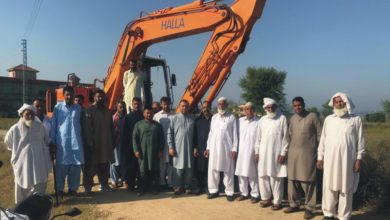 Chakswari, AJK; Construction of Tang Dio to Domal road starts as Ch Abdul Majid is thanked for his contributions