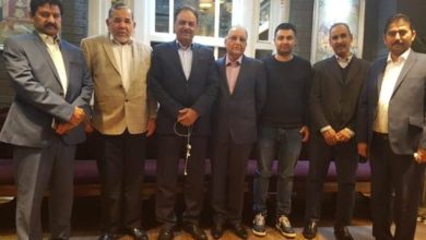 Birmingham; Raja Qamar Masood (PPP) holds reception for Col M Shabbir Awan (PTI) Birmingham; Raja Qamar Masood (PPP) holds reception for Col M Shabbir Awan (PTI)