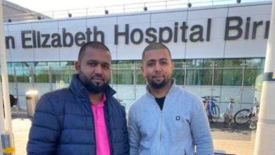 Birmingham; Khurram of village Manjotha, Gujar Khan praised for donating kidney to his brother