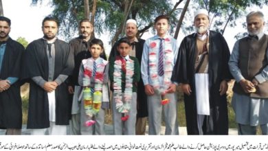 Reception held for top student M Fakhar Ulzaman at boys high school Adh Plahi Reception held for top student M Fakhar Ulzaman at boys high school Adh Plahi