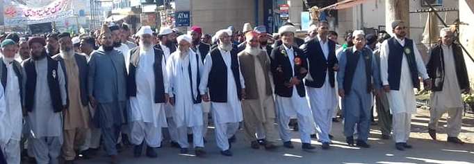 Chakswari, AJK; Millad processions taken out in Chakswari, Faiz Pur Shareef along with rest of Azad Kashmir