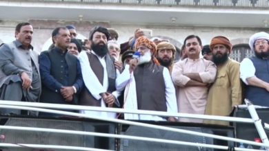 Gujar Khan; Mollana Fazal Ur Rehman thanks public of Rawat for their support for Azadi maarch