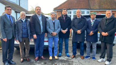 London; Barrister Bilal Khokar visits residence of Mian M Salim at his residence in Reading London; Barrister Bilal Khokar visits residence of Mian M Salim at his residence in Reading