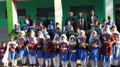 Nala Musalmana; Evergreen Welfare Trust distributes sweaters to 50 students in Kallar school