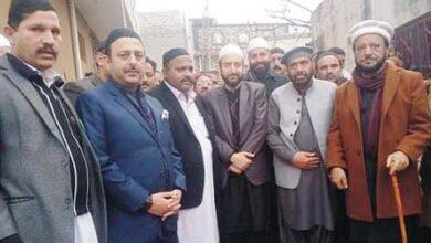 Kahuta; Dr Sajid Ur Rehman attends Millad un Nabi on death anniversary of the late father of Raja Sagheer Ahmed Bagharvi
