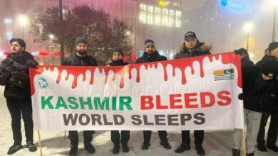 Norway: Kashmir Solidarity Day was celebrated in front of Norway Parliament