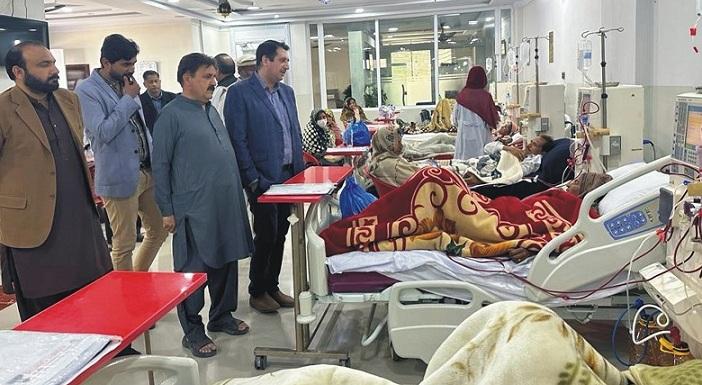 Kahuta: Deputy District Health Officer Kahuta Dr. Umar visited Ghulam Rabbani Qureshi Free Kidney Dialysis Center Kahuta: Deputy District Health Officer Kahuta Dr. Umar visited Ghulam Rabbani Qureshi Free Kidney Dialysis Center