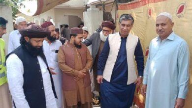 Kahuta; TLP nominated candidate for Provincial Assembly Colonel (R) Waseem Janjua visited Union Councils of Tehsil Kahuta.