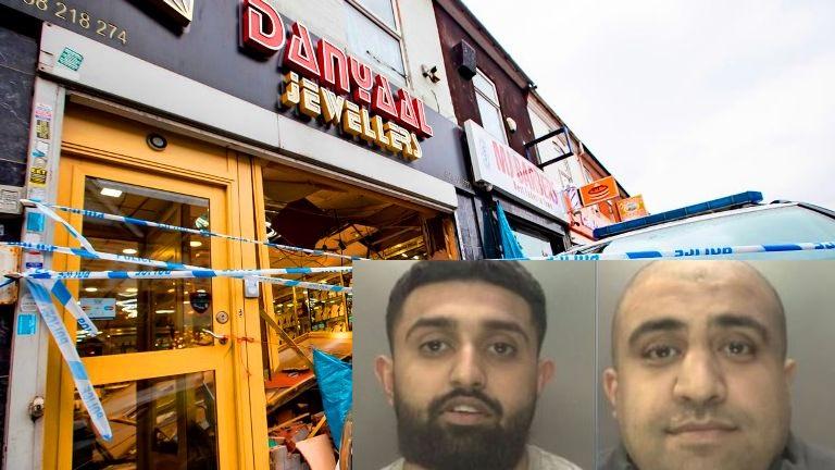 Birmingham Danyaal Jewellers Robbers Who Carried Out £300k Smash And Grab Raid Convicted 