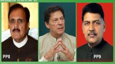 Kallar Syedan: Imran Khan has nominated Ch Javed Kausar and Ch Sajid Gujjar as party candidates for PP8 and PP9