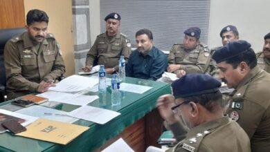 Gujar Khan: Crime meeting of SP Saddar Mohammad Nabil Khokhar at police station Gujar Khan