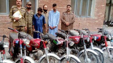 Rawat: Leader of Simo Gujjar gang involved in motorcycle theft arrested along with 02 accomplices