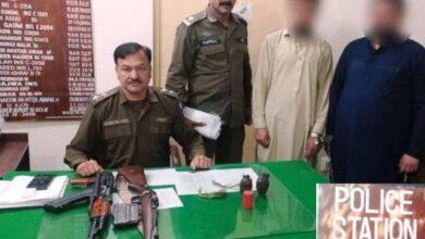 Gujar Khan; “Wanted Suspect Dilawar Arrested in Murder Case; Explosive Cache Including 02 Hand Grenades and Kalashnikov Recovered”