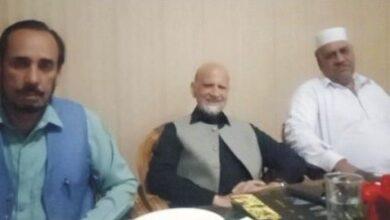 Chakswari, AJK: Haji Mian Maqbool Ahmed Khan Director MIA Birmingham UK is currently on a visit to Pakistan and Azad Kashmir