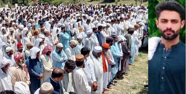 Kallar Syedan; Namaz e janaza of murdered Ziyam Asad is held police register case against three person
