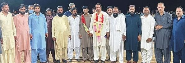 Kahuta: Cricket match tournament held at Dera Mushtaq Shah City Bella Ground