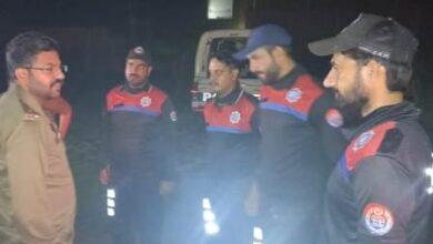 Gujar Khan: Motorcycle-riding dacoits fired on the police party in Mandra area
