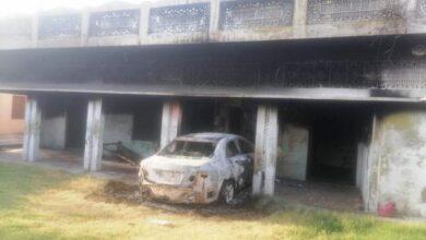 Kallar Syedan; The home and car of British Pakistani Mohammad Aurngzaib of UK burnt down by relatives
