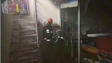Kahuta; Fire broke out in a one dollar, pound shop in Machli Chowk causing 60 Lakh Rps damages