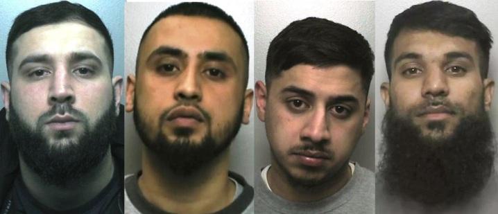 London: Four from Stoke on Trent jailed for 61 years