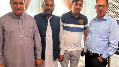 London; Rizwan Gujjar of Choa Khalsa arrives in UK for a short tour