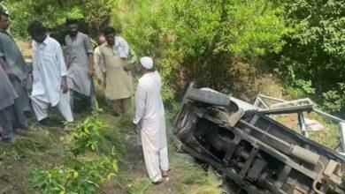 Kahuta; Two dead and 12 injured as land rover falls in to step ditch due break failure in UC Bior
