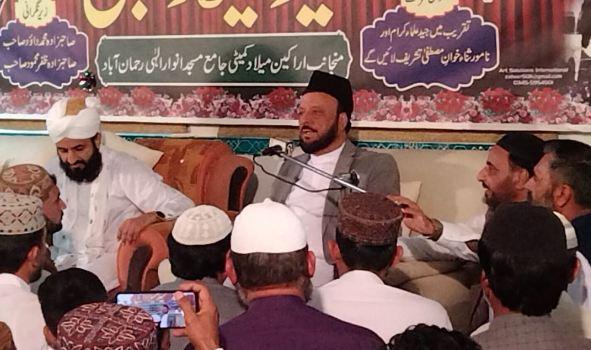 Kahuta; Millad celebrations at Jammia Masjid Anwar Elahi in Rehman Abad, Jiora