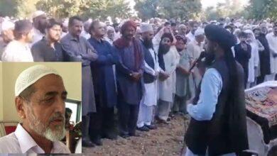 Kahuta: Senior social and political personality, former Nazim UC Bior Haji Muhammad Zaifur Satti passed away