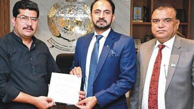 Kahuta: Adeel Afzal, is made a member of the Rawalpindi Chamber of Commerce