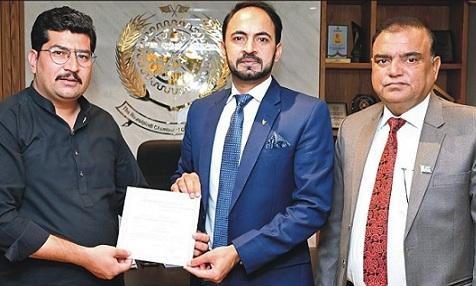 Kahuta: Adeel Afzal, is made a member of the Rawalpindi Chamber of Commerce