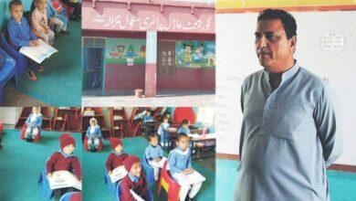Kahuta: Ex-Chairman Zakat Usher Committee Tehsil Kahuta Inayatullah Satti Visited Gov Model Primary School Narala
