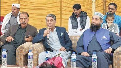 Kahuta: Inauguration of the first Zaheer Asi Memorial Football Championship at Kahuta Government High School ground.