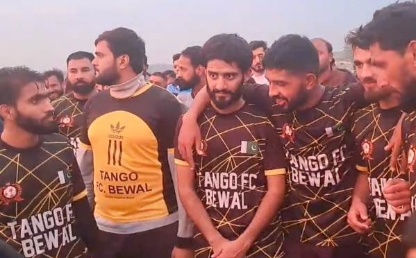 Gujar Khan: The final of the football tournament in Bewal, won by Tango Football Club by one goal
